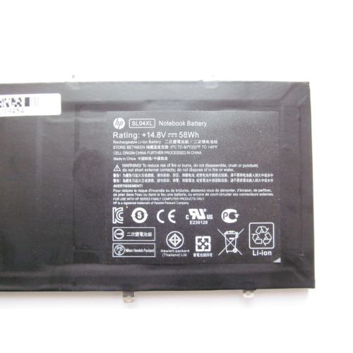 Акумулятор до ноутбука HP Envy 14-3000 SL04XL, 58Wh (3900mAh), 8cell, 14.8V, Li-ion (A47463)