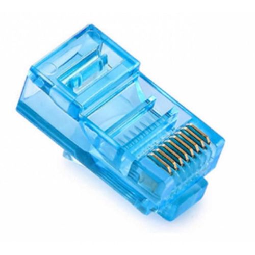 Конектор RJ45 cat.5e UTP 8P8C Blue 100 шт Merlion (05355)