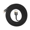 Дата кабель USB 2.0 AM to Lightning 2.0m 1.5A gold-black Baseus (CALKLF-CV1) - Изображение 2