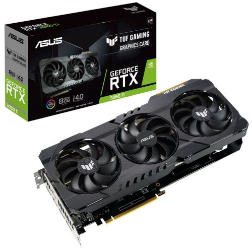 Видеокарта ASUS GeForce RTX3060Ti 8Gb TUF GAMING V2 LHR (TUF-RTX3060TI-8G-V2-GAMING)