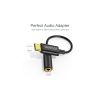 Перехідник USB-C to 3.5m stereo-audio (CDLA) Choetech (AUX003-BK) - Зображення 2