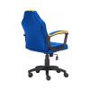 Крісло ігрове GT Racer X-1414 Blue/Yellow - Зображення 3