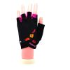 Рукавички для фітнесу MadMax MFG-770 Flower Power Gloves Black/Pink XS (MFG-770_XS) - Зображення 3