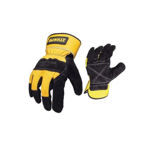 Защитные перчатки DeWALT разм. L/9, с кожаной ладонью и пальцами (DPG41L)