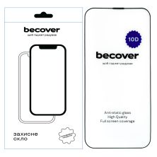 Скло захисне BeCover Apple iPhone 14 Plus 10D Black (711326)