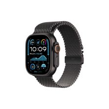 Смарт-годинник Apple Watch Ultra 2 2024 GPS + Cellular 49mm Black Titanium Case with Black Titanium Milanese Loop - S (MX4W3UL/A)