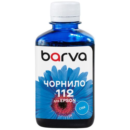 Чернила Barva Epson 112 180мл, Pigm. Cyan (E112-957)