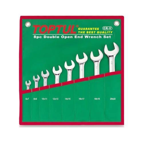 Ключ Toptul рожковый 6-22 мм 8 шт. (GAAA0812)