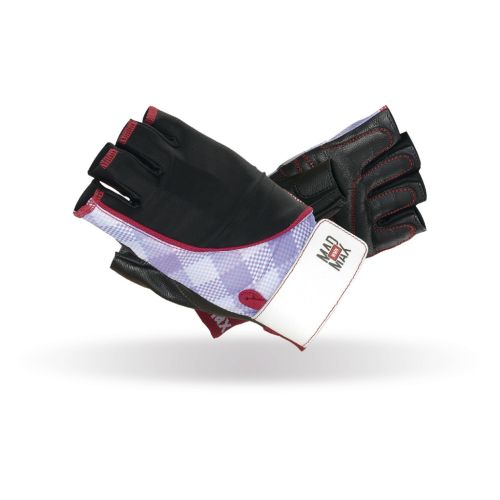Перчатки для фитнеса MadMax MFG-911 Nine-eleven Black/perpito L (MFG-911-PEP_L)