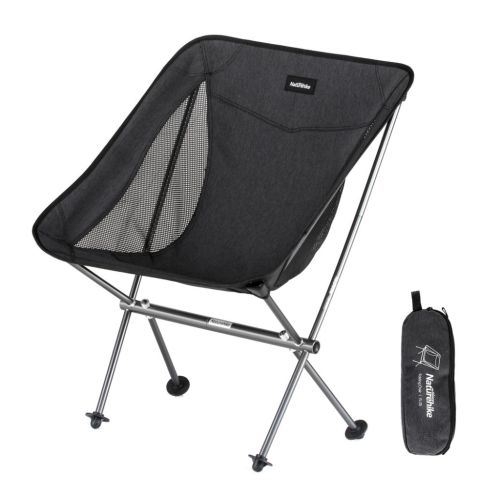 Кресло складное Naturehike Stellaluna L04 CNK2450JJ015, розмір M, чорне (6976023929410)
