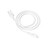 Дата кабель USB 2.0 AM to Lightning 1.0m 2.4A PVC BX43 white BOROFONE (6931474735584) - Изображение 1