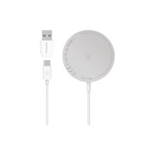 Зарядное устройство Promate wireless charger auramag-15w silver (auramag-15w.silver) Зарядное устройство Promate wireless charger auramag-15w silver (auramag-15w.silver)
