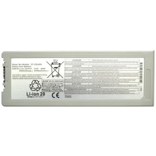 Аккумулятор для ноутбука Panasonic ToughBook CF-C2 CF-VZSU83U, 8700mAh (94Wh), 9cell, 10.8V, Li-ion (A71110)