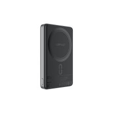 Батарея універсальна Acefast Magnetic Wireless 10000mAh 20W PD, QC/3.0, QI 15W, M12 Black (6974316283393)
