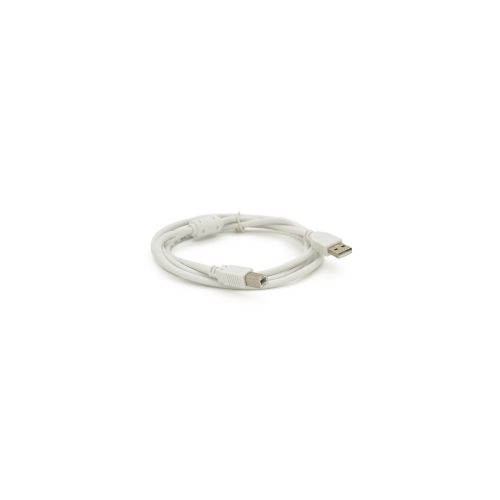 Кабель для принтера USB 2.0 AM/BM 0.8m ferrite white Voltronic (YT-AM/BM-0.8W)