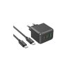 Зарядное устройство HOCO CS14A USB-C PD20W + USB QC3.0 + cable USB-C to USB-C black (6942007603911) - Изображение 3