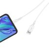 Дата кабель USB 2.0 AM to Micro 5P 1.0m 2.4A silicone white Denmen (DM-D06V-WH) - Зображення 1