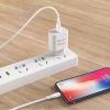 Дата кабель USB 2.0 AM to Micro 5P 1.0m 2.4A silicone white Denmen (DM-D06V-WH) - Зображення 2