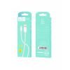 Дата кабель USB 2.0 AM to Micro 5P 1.0m 2.4A silicone white Denmen (DM-D06V-WH) - Зображення 3