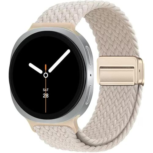 Ремешок для смарт-часов Armorstandart Braided Solo Loop для Samsung Watch 8 / 8 Classic (20x113 mm) Starlight (ARM87357)