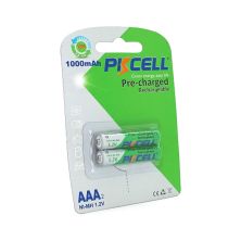 Аккумулятор AAA R03 1000mAh 1.2V NiMH Already Charged, 2шт/бл PkCell (PC/AAA1000-2BA)