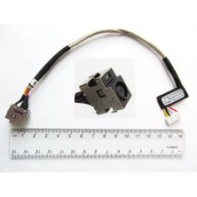 Роз'єм живлення ноутбука з кабелем для HP PJ064 (7.4mm x 5.0mm + center pin), 5(4)-pi Универсальный (A49032)
