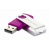 USB флеш накопичувач eXceleram 32GB P1 Series Silver/Purple USB 2.0 (EXP1U2SIPU32) - Зображення 1
