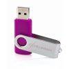 USB флеш накопичувач eXceleram 32GB P1 Series Silver/Purple USB 2.0 (EXP1U2SIPU32) - Зображення 2