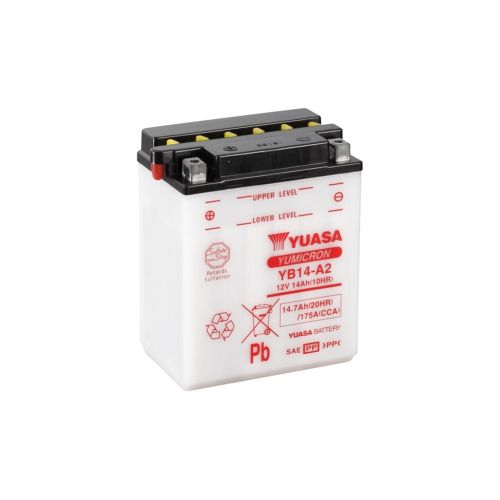 Аккумулятор автомобильный Yuasa 12V 14,7Ah YuMicron Battery (YB14-A2)