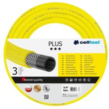 Шланг для поливу Cellfast PLUS, 3/4', 50м, 3 шари, до 25 Бар, -20…+60°C (10-221)