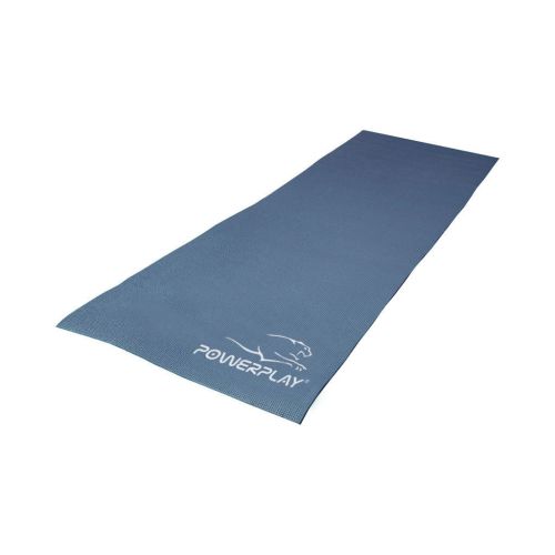 Коврик для йоги PowerPlay PVC Yoga Mat 173 x 61 x 0.6 см Темно-синій (PP_4010_Navy_(173*0,6))