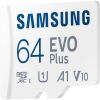 Карта пам'яті Samsung Miсro-SDXC memory card 64GB C10 UHS-I R130MB/s Evo Plus + SD (MB-MC64KA/EU) - Зображення 2