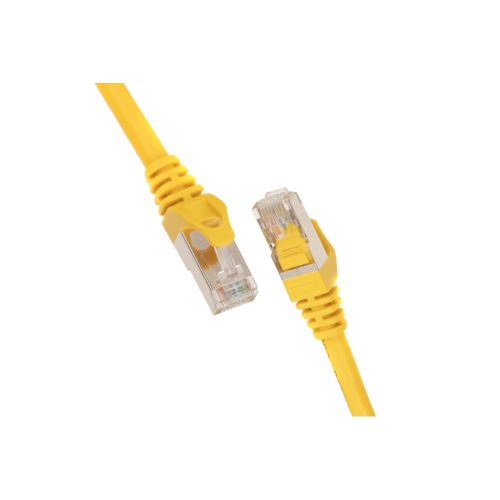 Патч-корд 0.50м S/FTP Cat 6 CU PVC 26AWG 7/0.16 yellow 2E (2E-PC6SFTPCOP-050YLW)