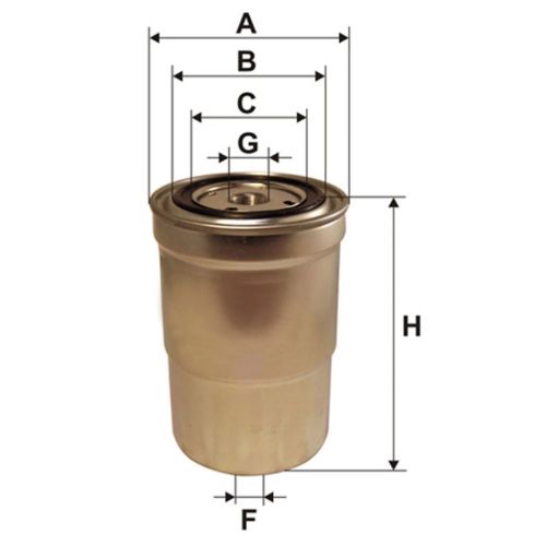 Фільтр паливний Wixfiltron WF8341