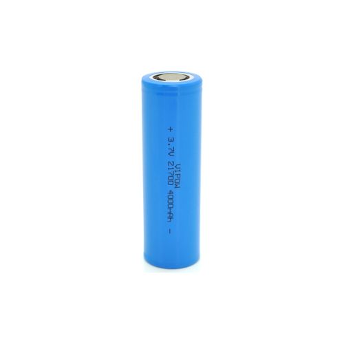 Аккумулятор 21700 4000mAh, 3.7V, Blue, FlatTop Vipow (ICR21700-4000mAhFT / 31078)