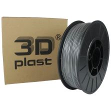 Пластик для 3D-принтера 3Dplast PLA 1.75мм, 0.85кг, gray-metallic (3DPLA17508GMT)