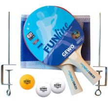 Комплект для настільного тенісу Gewo Free Time 2 Bats 3 Balls + сітка (96970000) (931305)