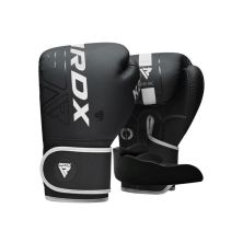 Боксерские перчатки RDX F6 Kara Matte White 8 унцій (BGR-F6MW-8OZ)