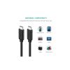 Дата кабель USB-C to USB-C 2.0m Ugreen (UGR-10306) - Зображення 2