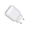 Зарядний пристрій XO 2xUSB 2.4A + cable USB to USB-C white (L78-TC-WH) - Зображення 2