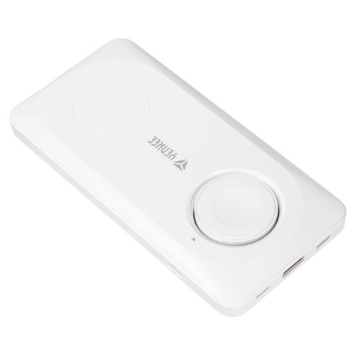 Батарея универсальная YENKEE 10000mAh, PD, 22,5W, 3in1, Qi Wireless, white (YPB 510 / 37000006)