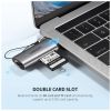 Считыватель флеш-карт Ugreen USB Type-C 3.1 to TF/SD CM184 Gray (50704) - Изображение 1
