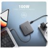 Концентратор AXAGON USB-C to 2xUSB-A + HDMI + RJ45 + PD 100W 0.2m grey (HMC-5HL) - Изображение 3