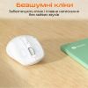 Мишка Meetion BTM032 Wireless/Bluetooth/USB White (MT-BTM032-B) - Зображення 2