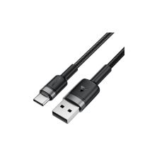 Дата кабель USB 2.0 AM to USB-C 1.2m 60W black Acefast (6974316285144)