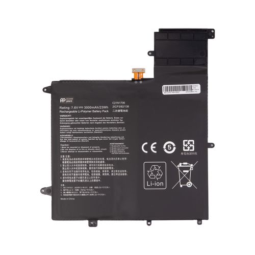 Акумулятор до ноутбука ASUS ZenBook Flip S UX370 (C21N1706) 7.6V 3000mAh PowerPlant (NB432332)