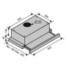 Витяжка кухонна Ventolux GARDA 60 INOX (620) BK GLASS - Зображення 1