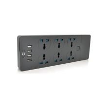 Сетевой фильтр питания Voltronic TВ-Т12, 6роз, 4*USB Black (ТВ-Т12-Black)