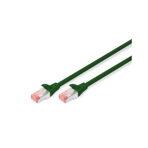 Патч-корд 2м, CAT 6 S-FTP, AWG 27/7, LSZH, green Digitus (DK-1644-020/G)