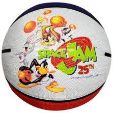 М'яч баскетбольний Spalding Space Jam 25TH Anniversasy Tune Squad білий, червоний Уні 7 84687Z (689344416618)